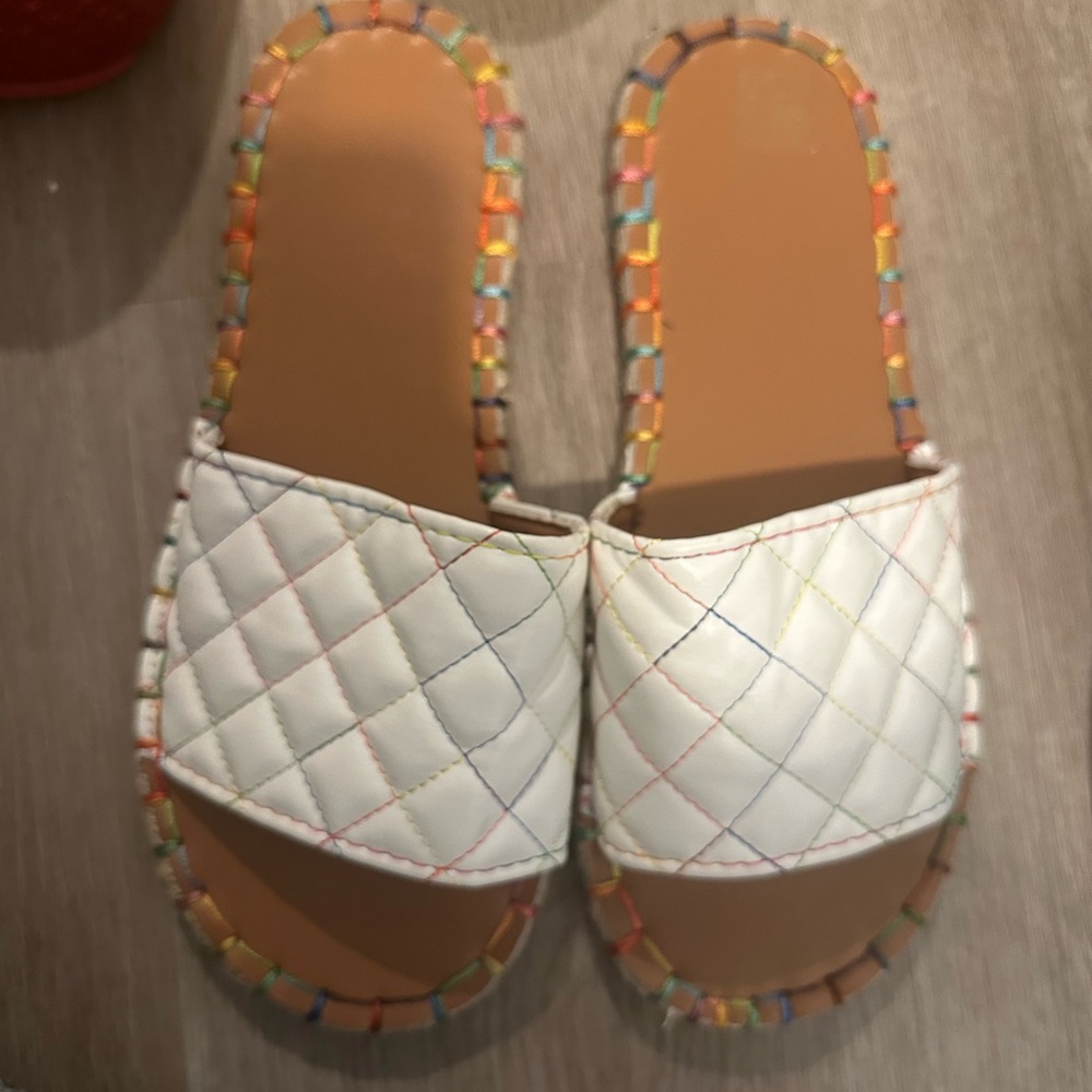 Rainbow sandals